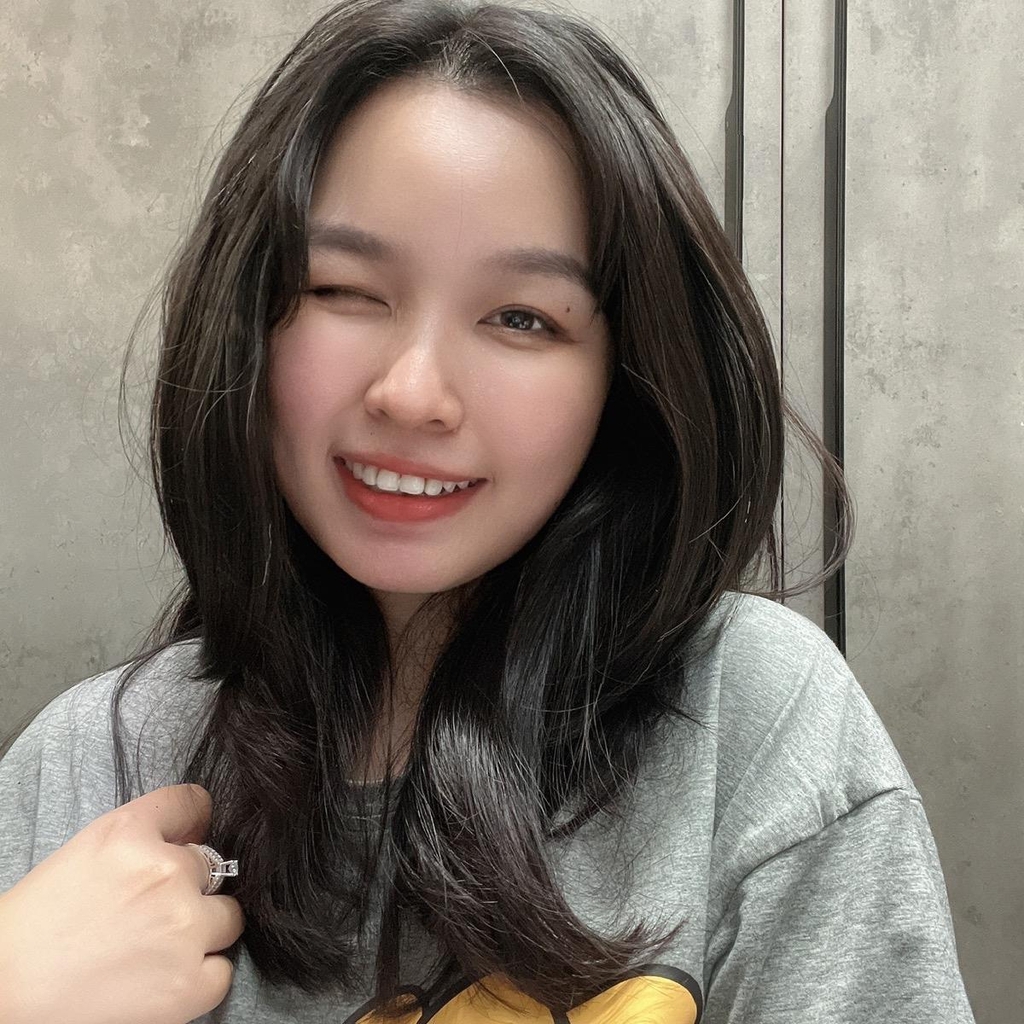 Phím Phồng 30cm Tóc Giả Tơ Dập Phồng Nhẹ Tiện ích mở rộng Phụ nữ