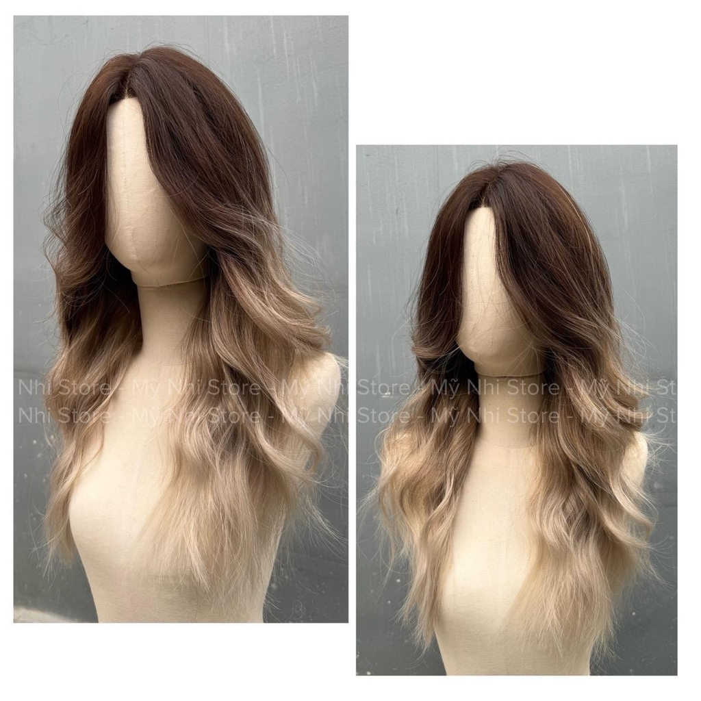 Tóc Giả CC18 Nhuộm 55cm