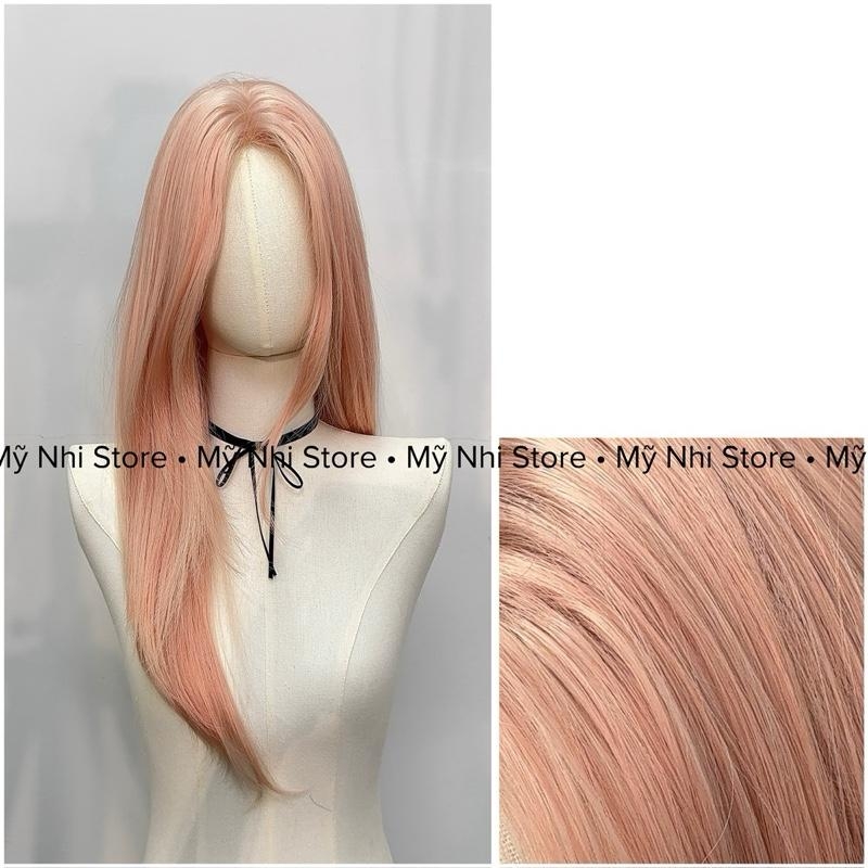 Tóc Giả Mỹ Nhi Da Đầu Tỉ Lệ Dệt Kim NY10 Thẳng Cúp dài