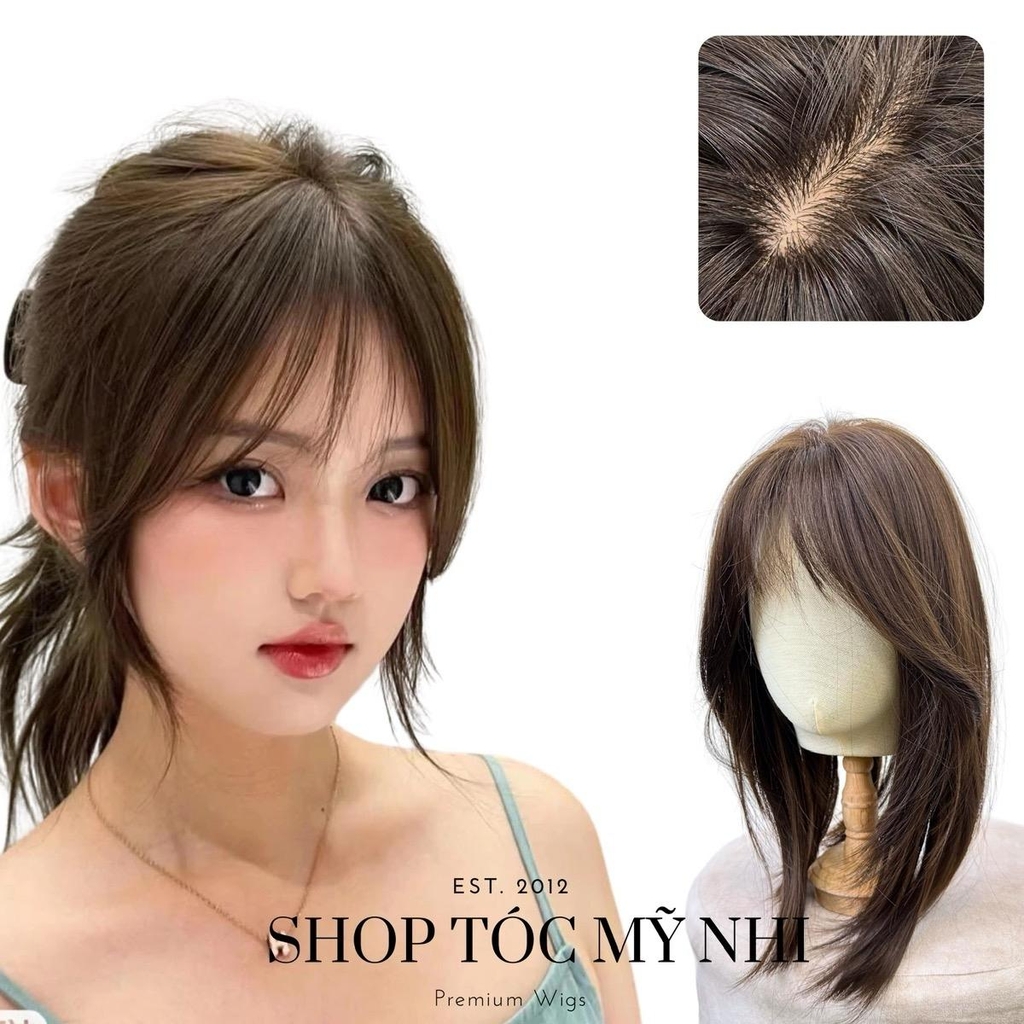 Mái Phủ Hói Mp02 Tóc Giả 40cm