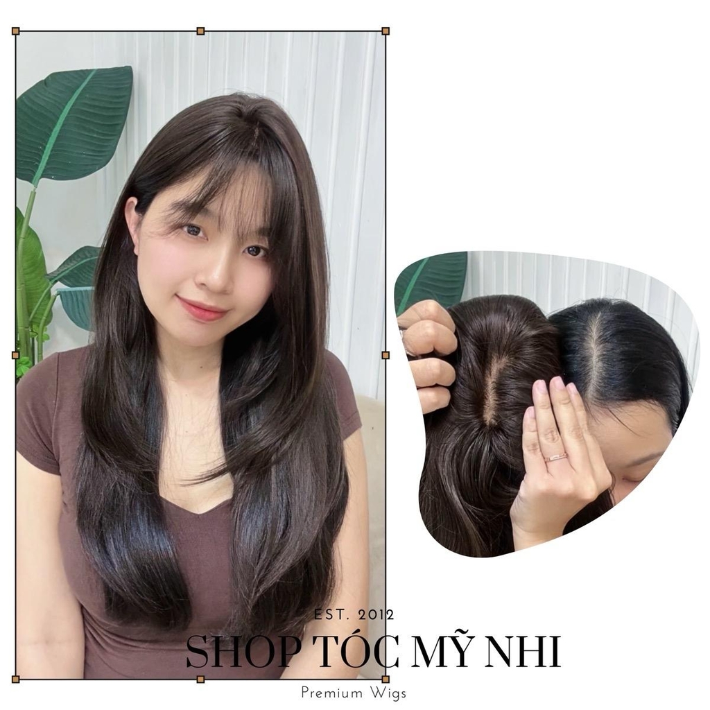 Mái Phủ Hói Mp02 Tóc Giả 40cm