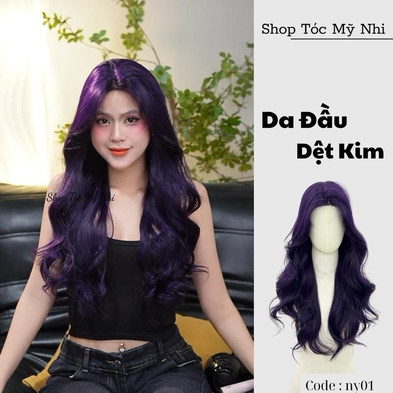 Tóc Giả Nguyên Đầu Dệt Máy NY01 Hai Mái Bay Xoăn Layer