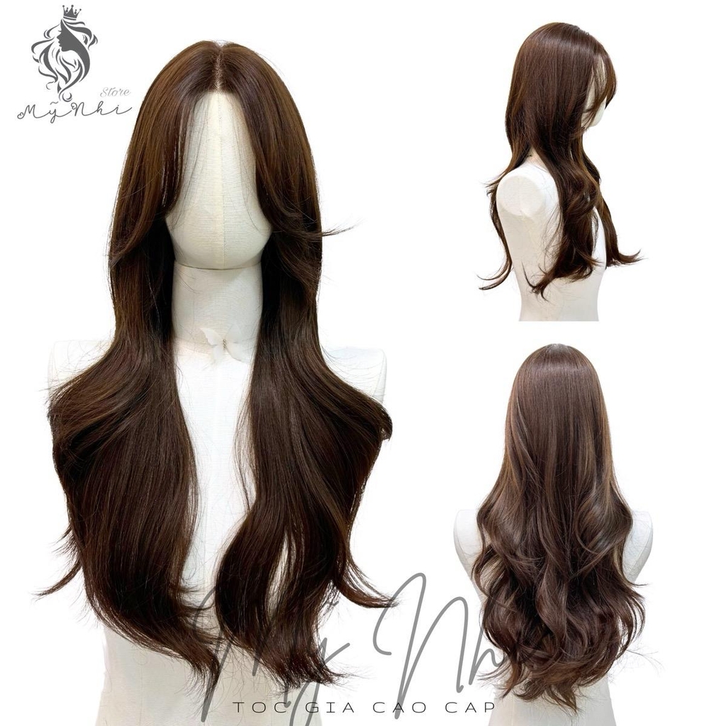 Siêu Da Đầu Tóc Giả CC01 Lưới T Xoăn Layer Mái Bay (dưỡng + lưới + lược + miếng Dán)