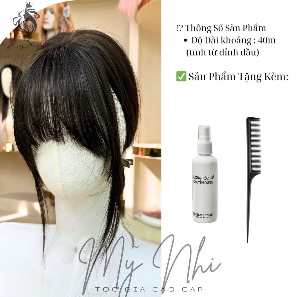 Mái Phủ Tóc Giả MP01 40cm