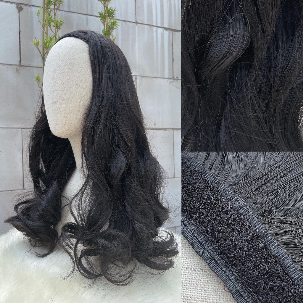 Miếng dán rời băng đô BD020 xoăn Tóc giả Phụ nữ