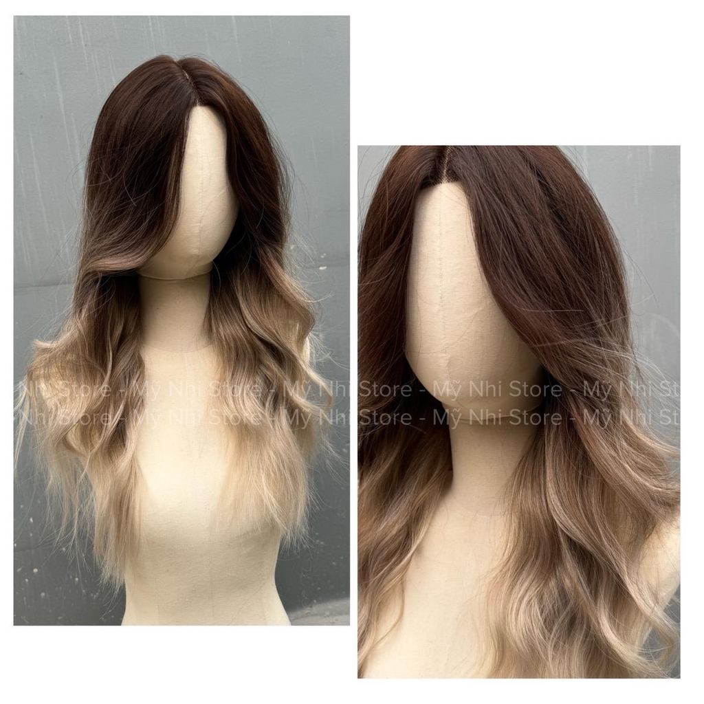 Tóc Giả CC18 Nhuộm 55cm