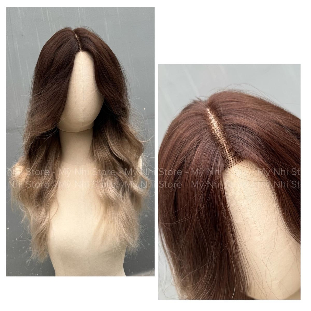 Tóc Giả CC18 Nhuộm 55cm