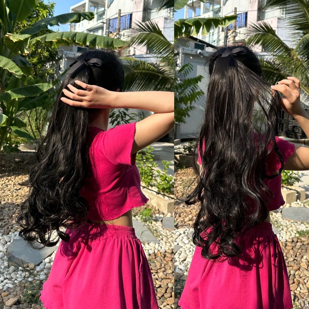 Tóc Buộc Tóc Giả Xoăn nhiều D19 (nhiều độ dài)