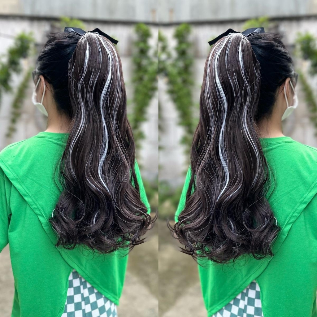 Buộc Tóc giả Xoăn Light D19 50cm