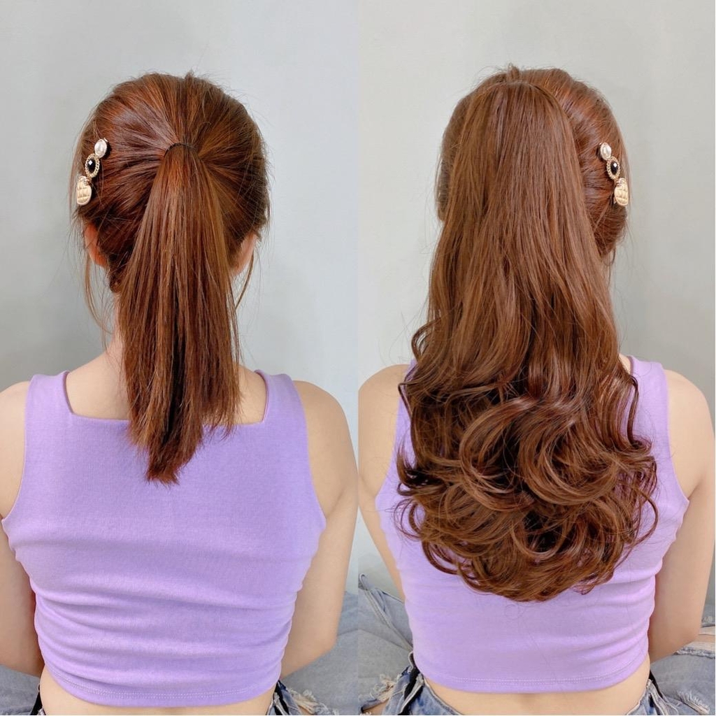 Tóc giả Ngoạm Tóc xoăn phồng MN47