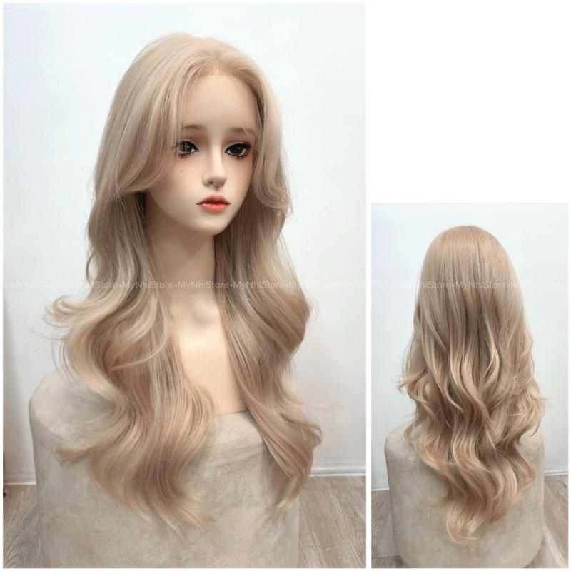 Siêu Da Đầu Tóc Giả CC01 Lưới T Xoăn Layer Mái Bay (dưỡng + lưới + lược + miếng Dán)