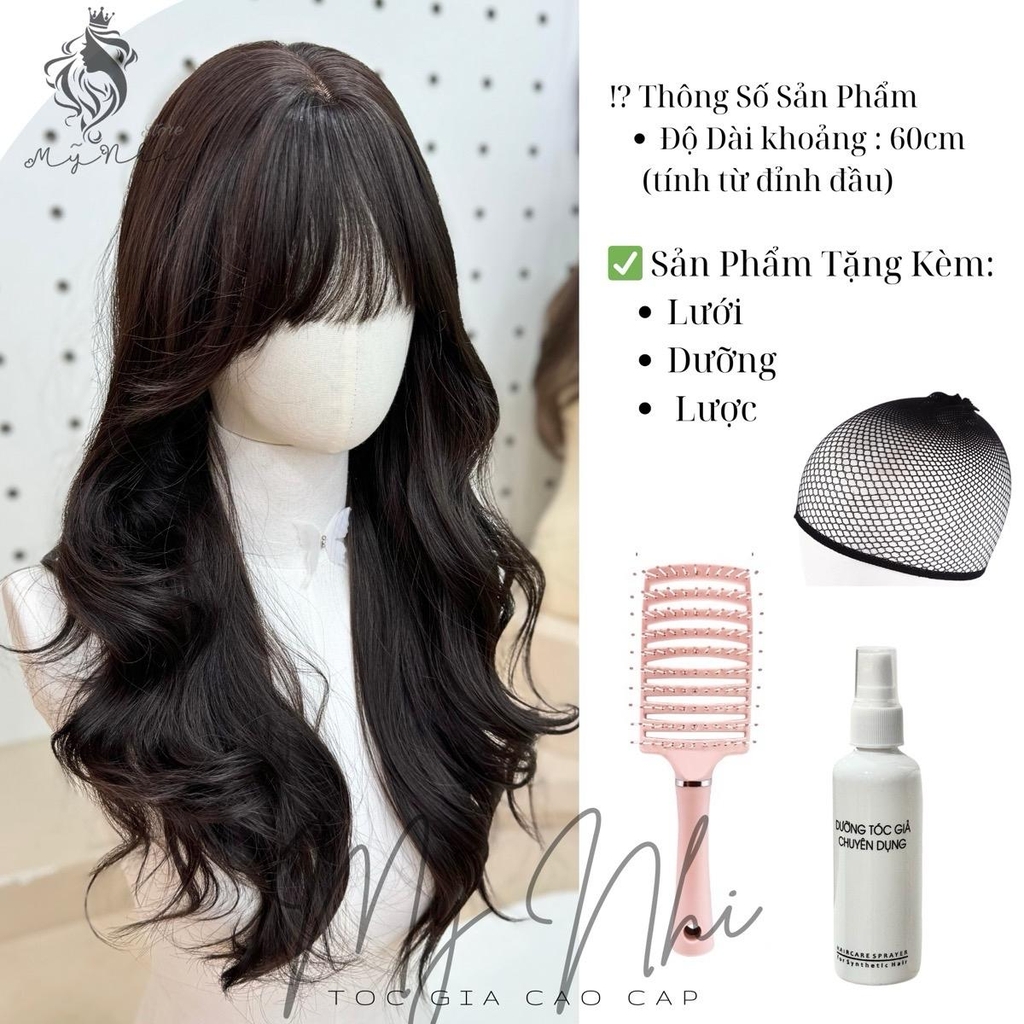 Tóc Giả Dệt Kim CH006 60cm