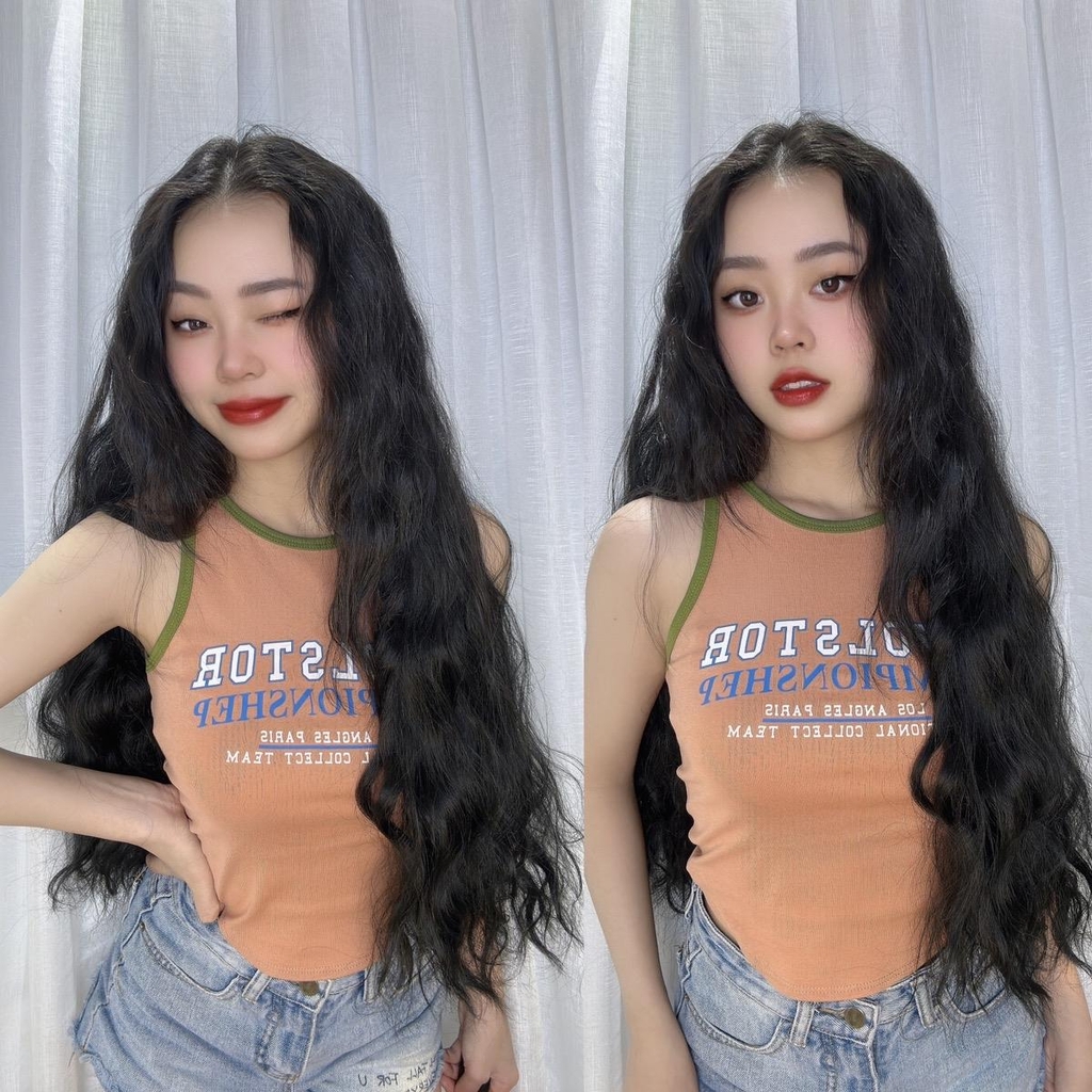 Tóc kẹp U Ku07kg Xù Sóng Nước