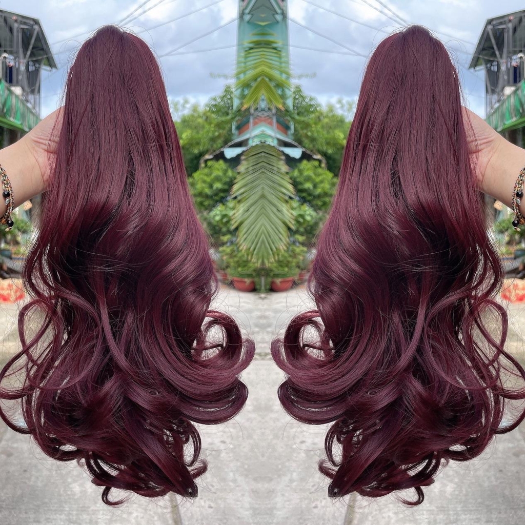 Tóc giả Ngoạm Tóc xoăn phồng MN47