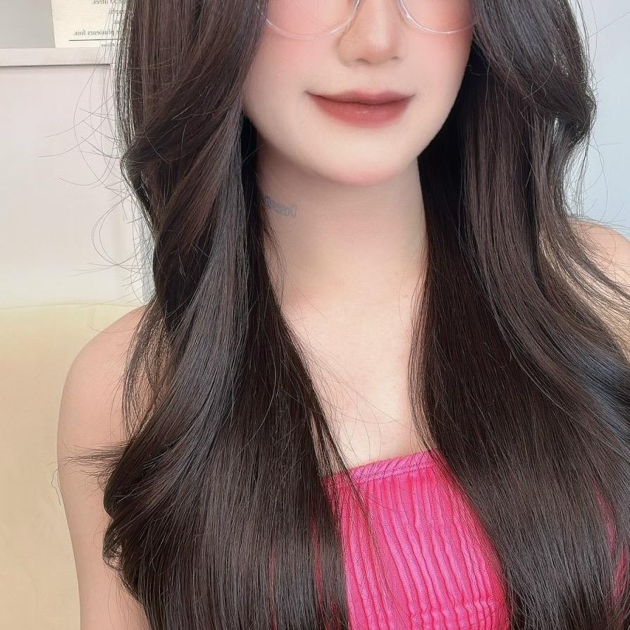 Tóc Giả Nguyên Đầu Dệt Máy NY01 Hai Mái Bay Xoăn Layer