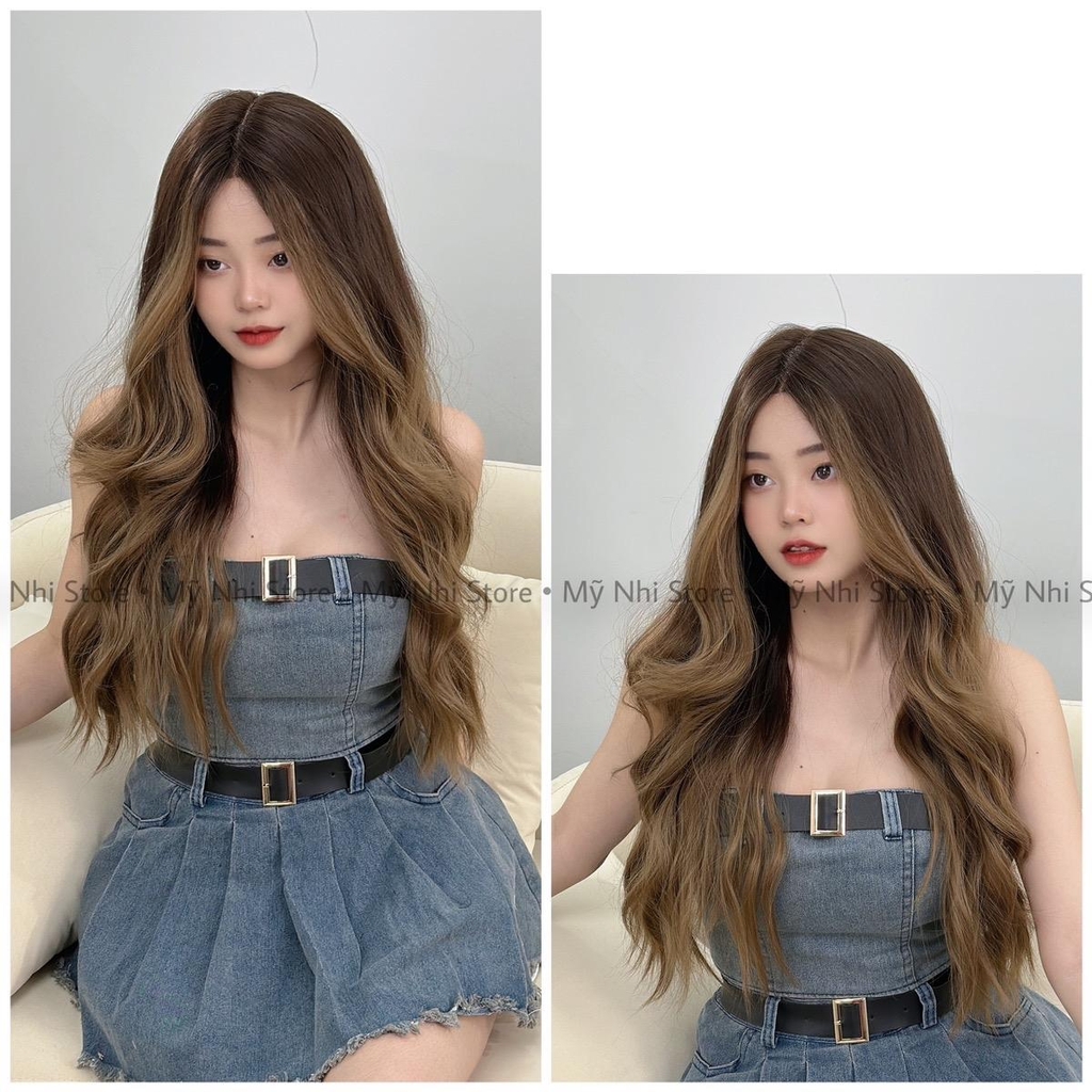 Siêu Da Đầu Nữ cc10 Nhuộm Xù Sóng (kèm dưỡng + lược + lưới + keo)