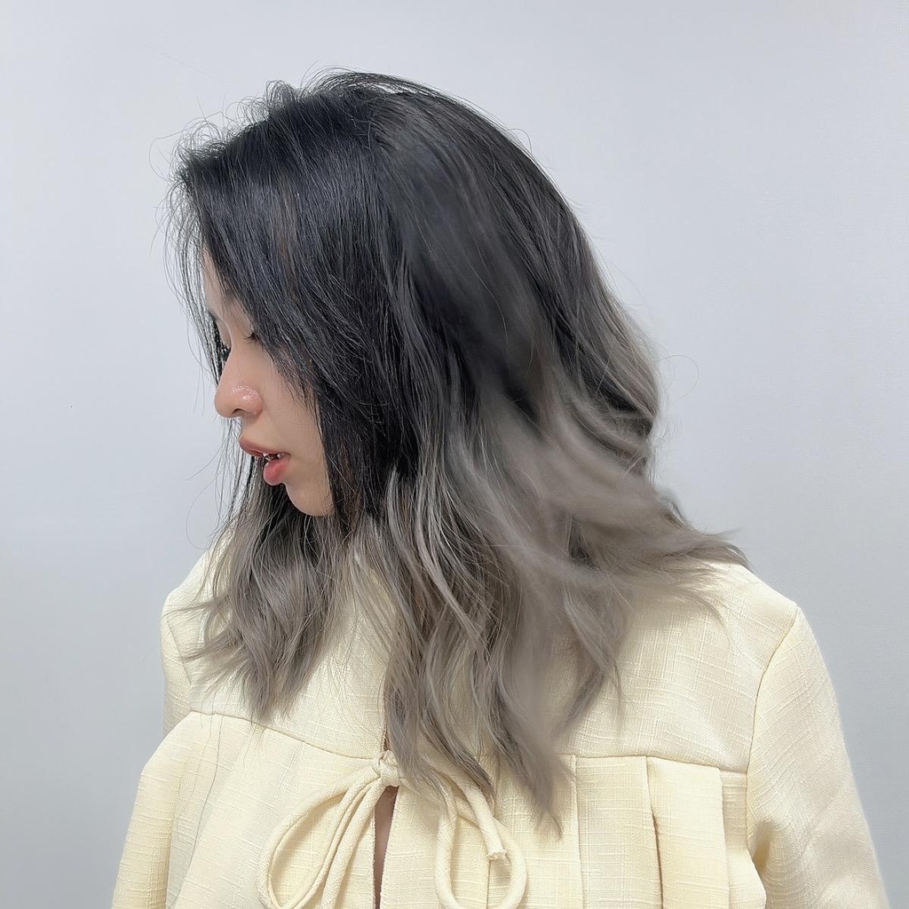 Tóc giả Kẹp U xù Gợn sóng ku17 Nhuộm