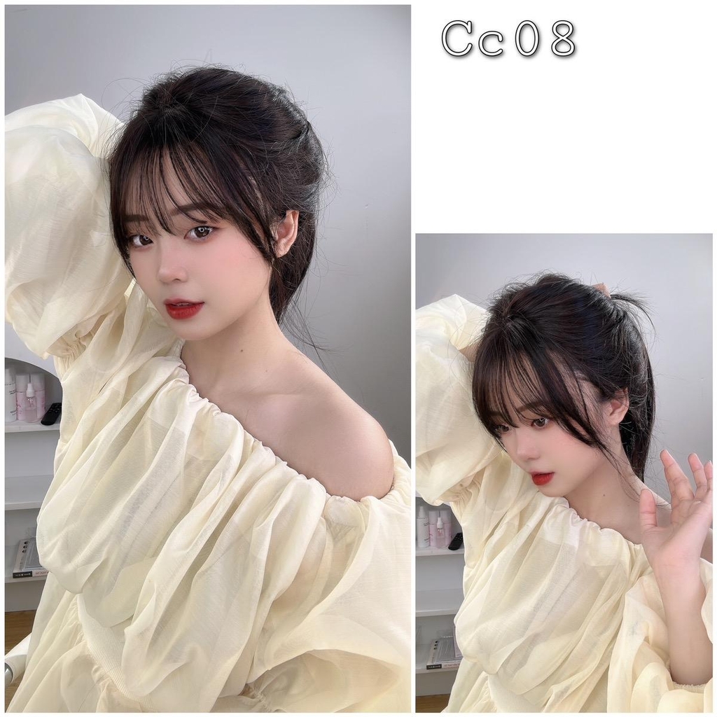 Siêu Da Đầu Nguyên Đầu Cúp Layer cc08  Mái Thưa Móc Chữ T (kèm dưỡng + lưới + lược +miếng dán)