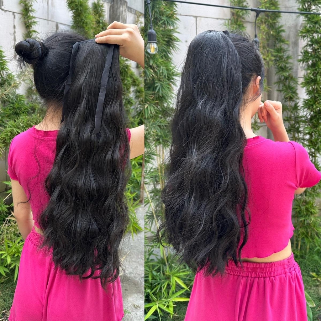 Buộc Tóc giả Xù Sóng b43 Phụ nữ xù Gợn sóng