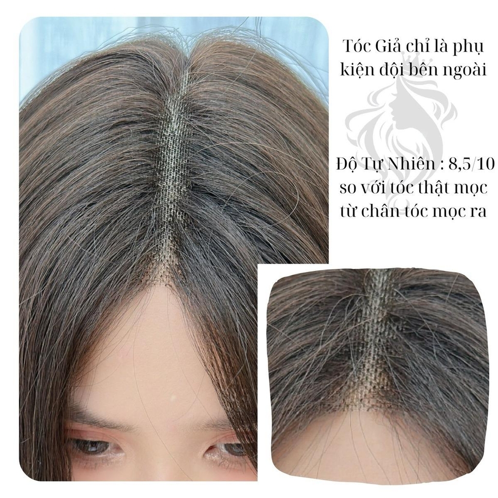 Tóc Giả CC18 Nhuộm 55cm