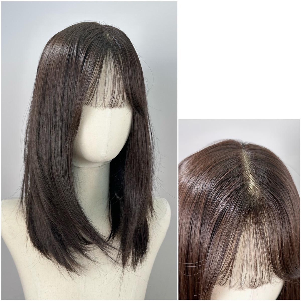 Siêu Da Đầu Nguyên Đầu Cúp Layer cc08  Mái Thưa Móc Chữ T (kèm dưỡng + lưới + lược +miếng dán)