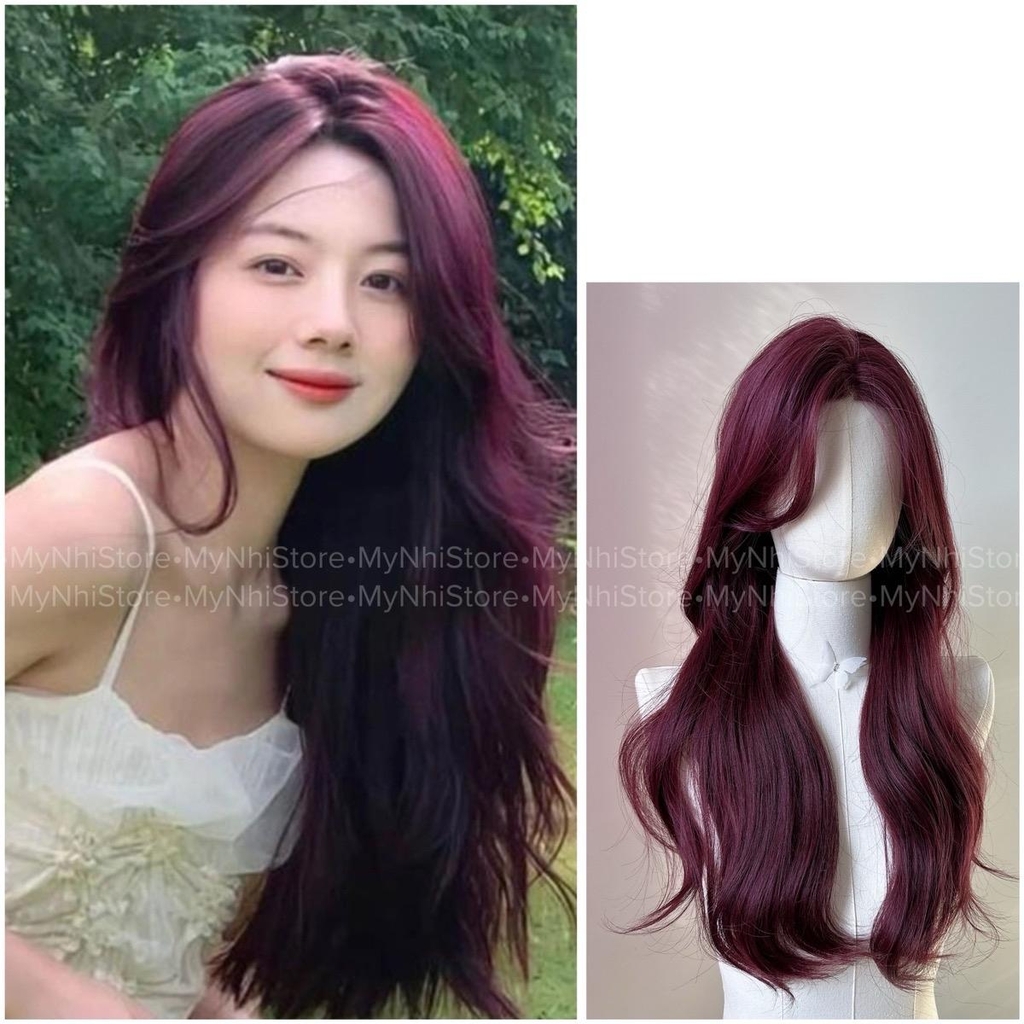 Siêu Da Đầu Tóc Giả CC01 Lưới T Xoăn Layer Mái Bay (dưỡng + lưới + lược + miếng Dán)