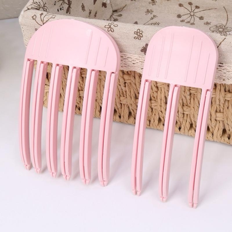 Lược Kẹp Làm Phồng Chân Tóc Tích Hợp Kẹp Hổ Trợ