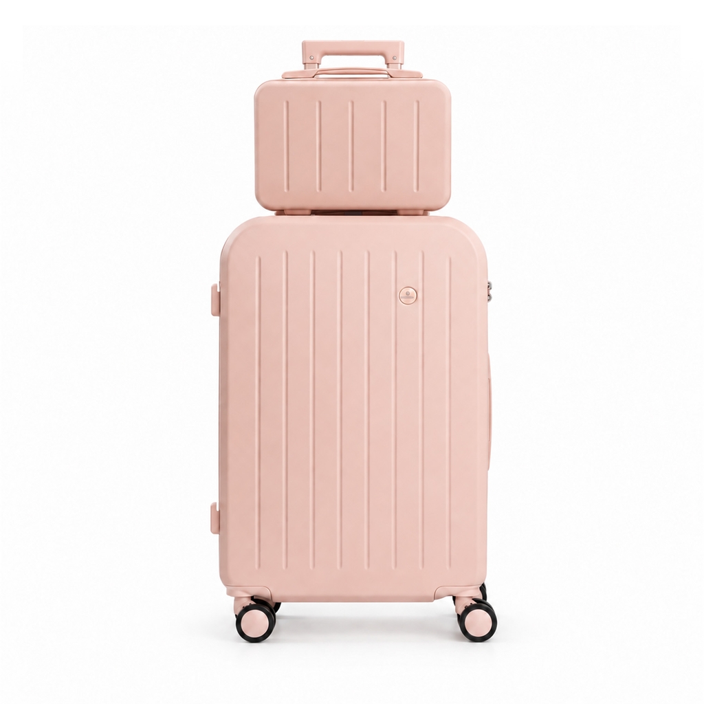 Combo Vali Khóa Kéo Bamozo 8812 Size 24A Inch (Cốp Vali 14 Inch)