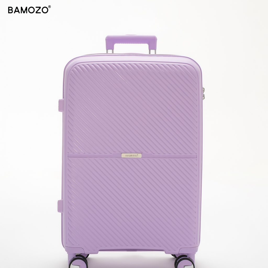 Vali Bamozo RAVO Nhựa PP Siêu Nhẹ - Siêu Bền Size 20/24/28 - TÍM