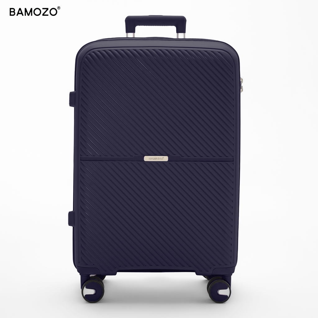 Vali Bamozo RAVO Nhựa PP Siêu Nhẹ - Siêu Bền Size 20/24/28 - Xanh Than