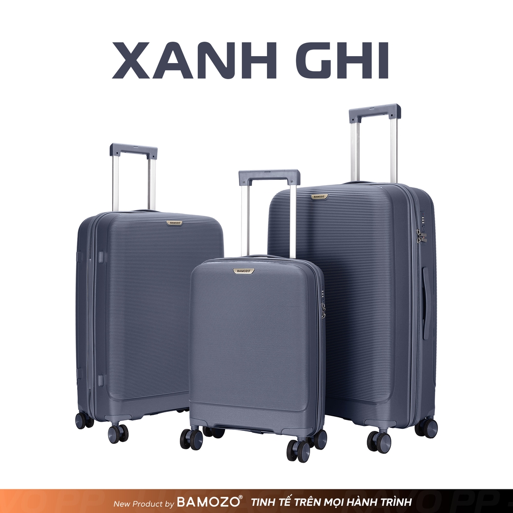 Vali siêu nhẹ KIRO cao cấp màu Xanh Ghi
