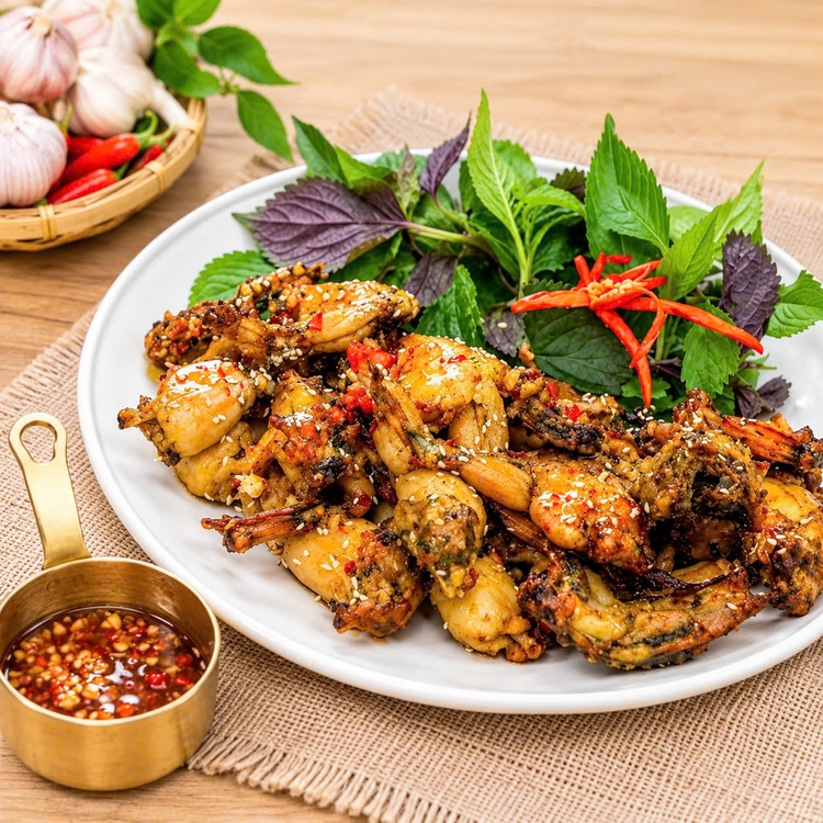 Workshop Học Làm Cháo Ếch Singapore - Ếch Chiên Bơ Tỏi - Ếch Chiên Nước Mắm ( Núp Lùm) PVN1160
