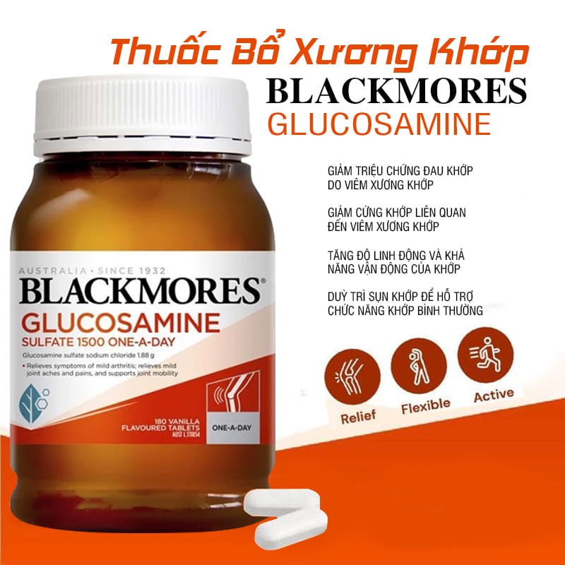 GLUCOSAMINE ÚC LONG CHÂU CHÍNH HÃNG CHẤT LƯỢNG CAO