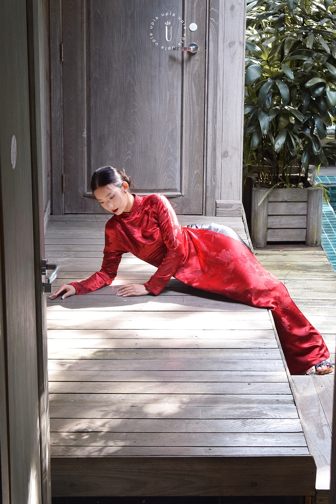 ÁO DÀI HỒNG DIỆP