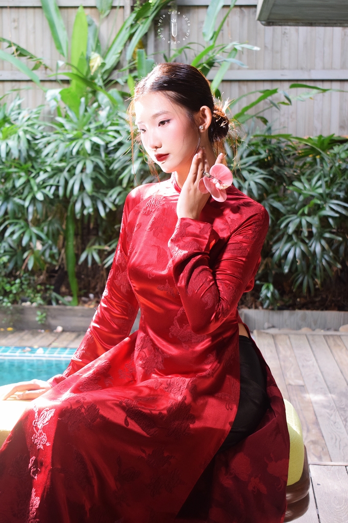 ÁO DÀI HỒNG DIỆP