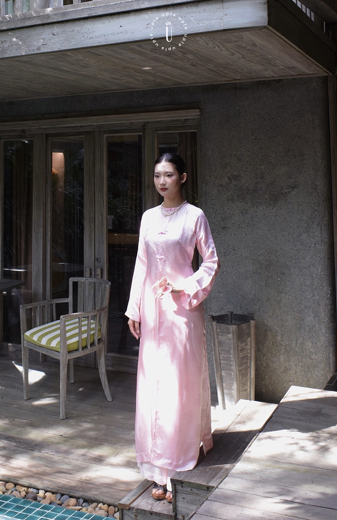 ÁO DÀI TƠ HỒNG