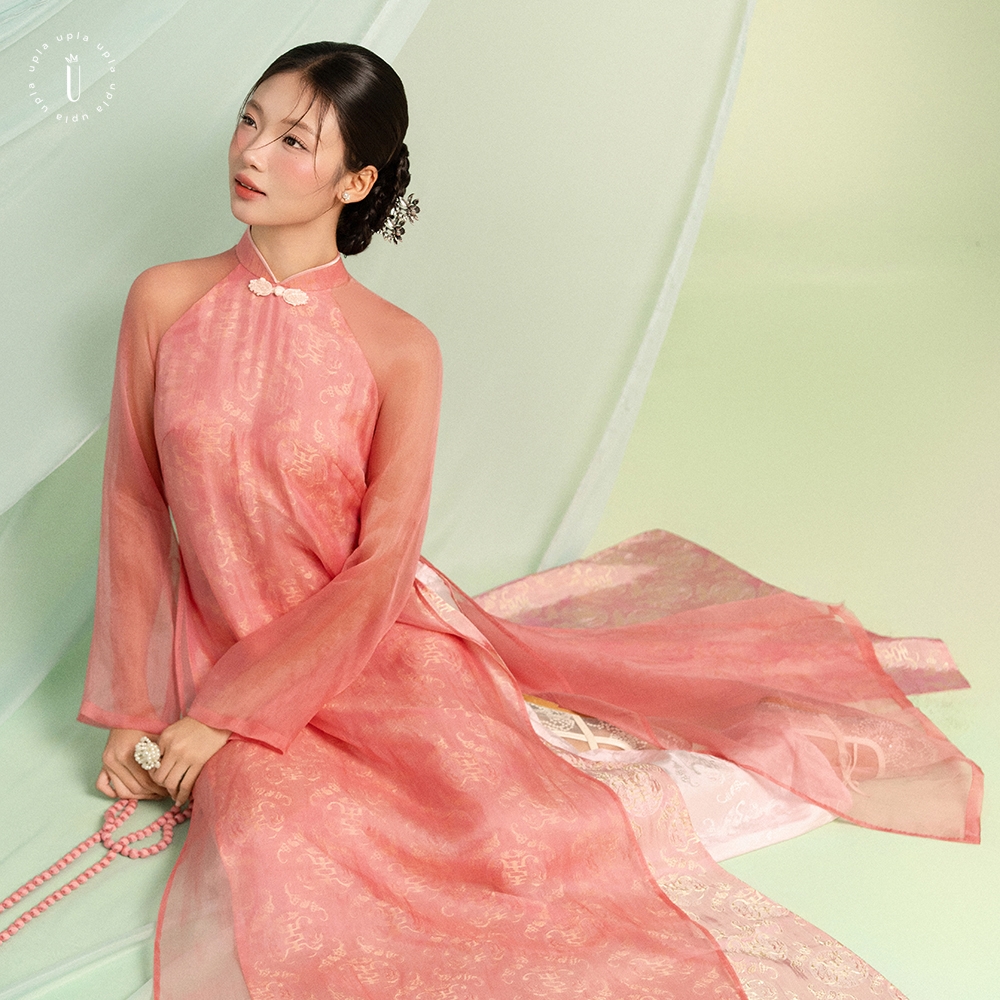 Áo Dài Hồng Ánh Mai