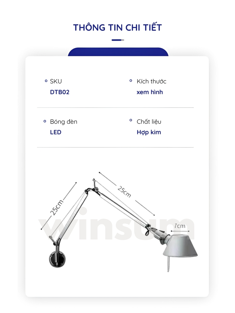 Đèn tường Tolomeo