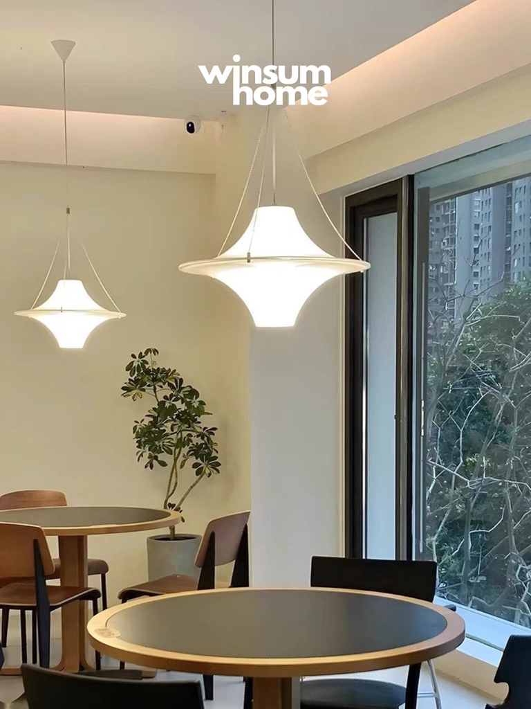 Đèn thả trần LOKKI chao acrylic phong cách trung cổ, trang trí nhà, cửa hàng DPB07