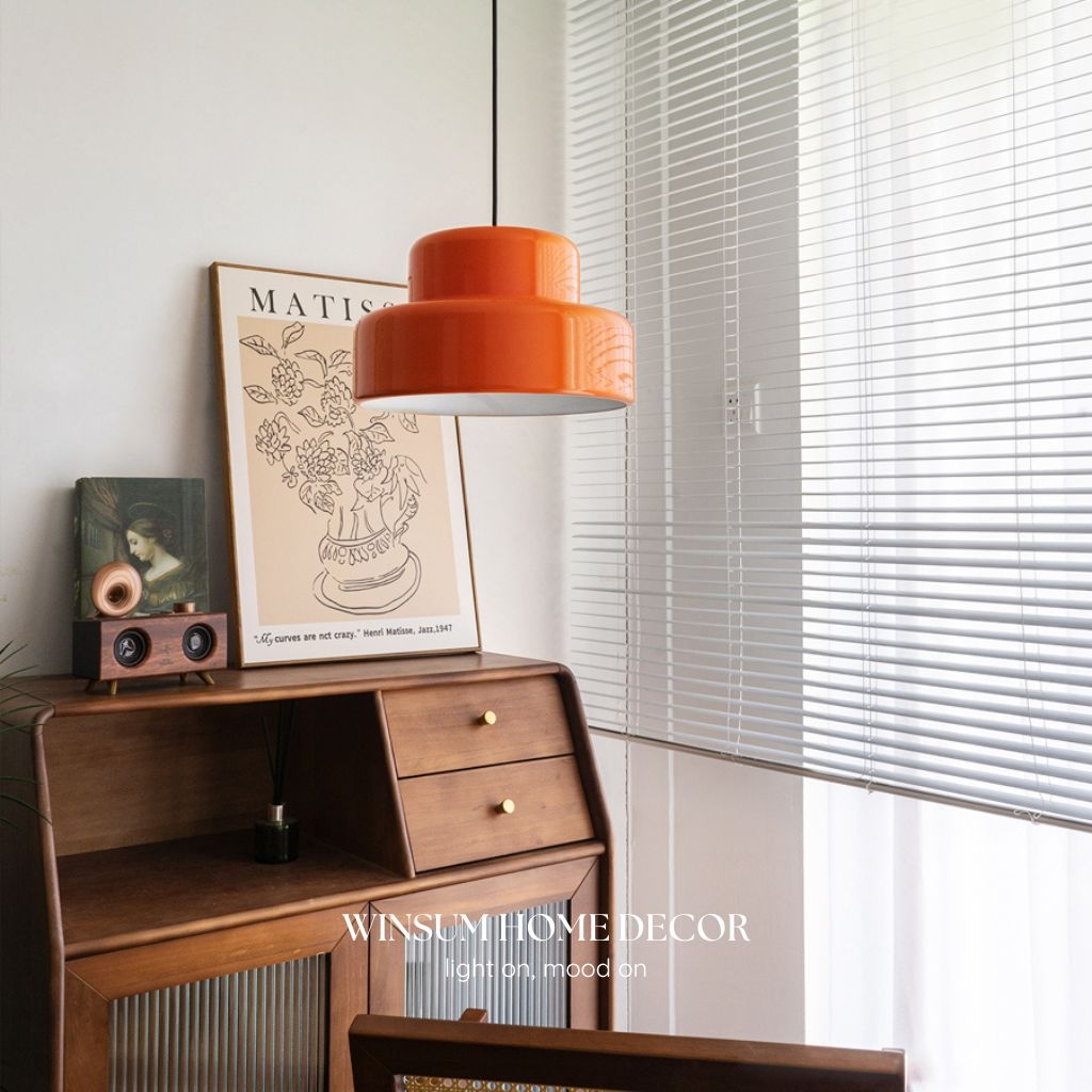 Đèn treo thả bàn ăn ORANGE LAMP trang trí nhà phong cách Bắc Âu - DPB09
