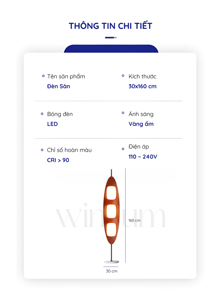Đèn sàn hình ván lướt sóng, đèn đứng 3 bóng đế bằng đá kiểu cổ điển cao cấp - DSA01