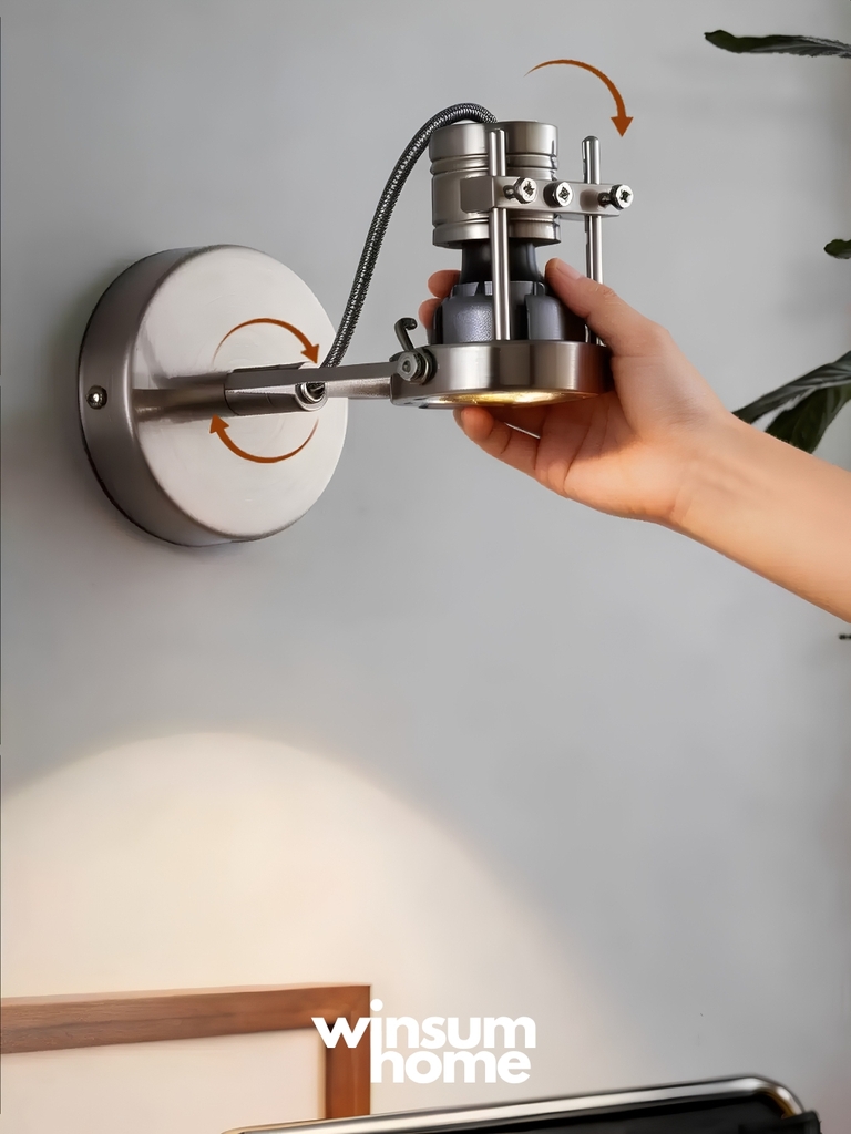 Đèn tường rọi industrial