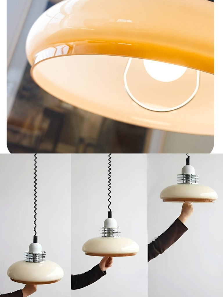 Đèn thả trần Bauhaus thủy tinh