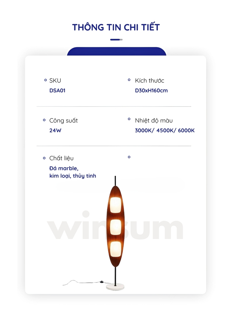 Đèn sàn Surfboard