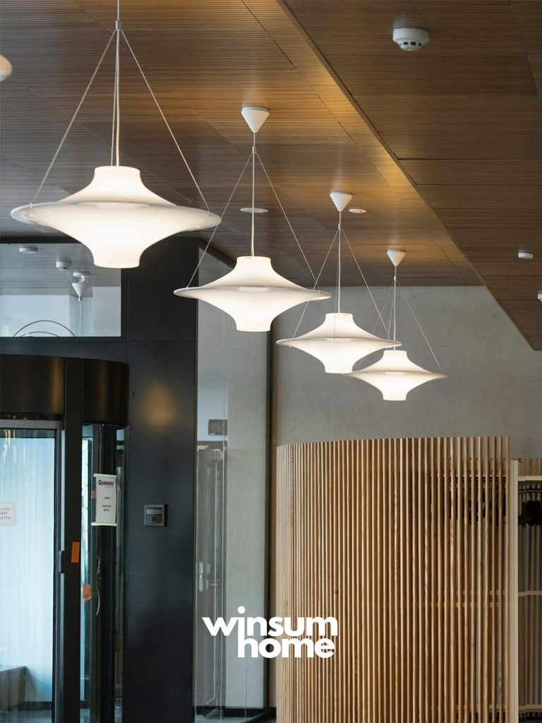 Đèn thả trần LOKKI chao acrylic phong cách trung cổ, trang trí nhà, cửa hàng DPB07