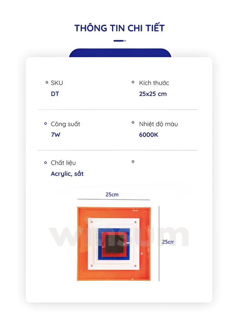 Đèn tường KVADRILLE phong cách Memphis
