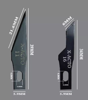 Lưỡi dao trổ X-Acto ALH số #11, số #16