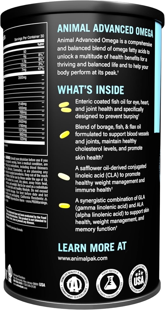 Animal Omega 30 servings