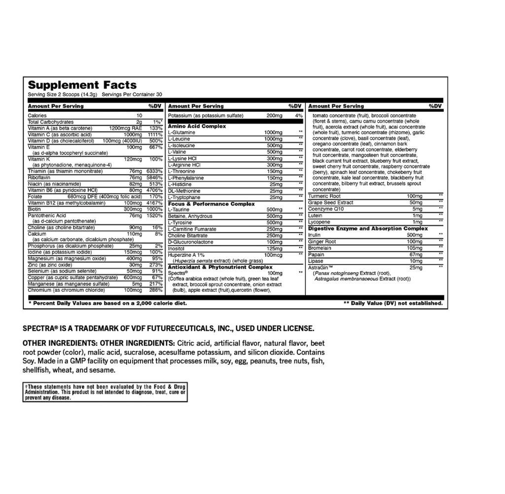 Animal Pak Powder 30 servings (dạng bột)