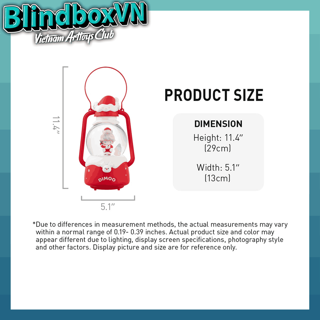 DIMOO Letters from Snowman Series-Crystal Ball Lamp